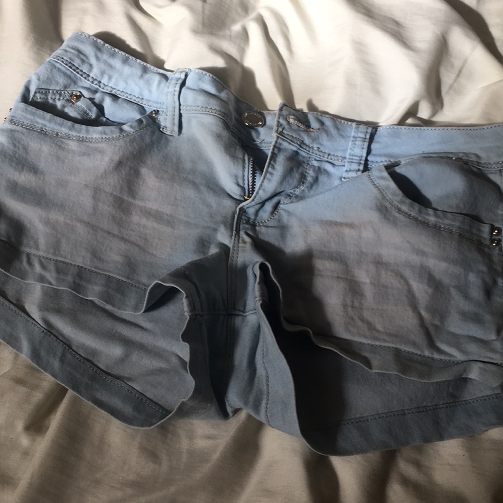 Denim shorts